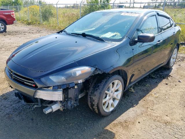 1C3CDFBH6DD703029 - 2013 DODGE DART SXT TWO TONE photo 2