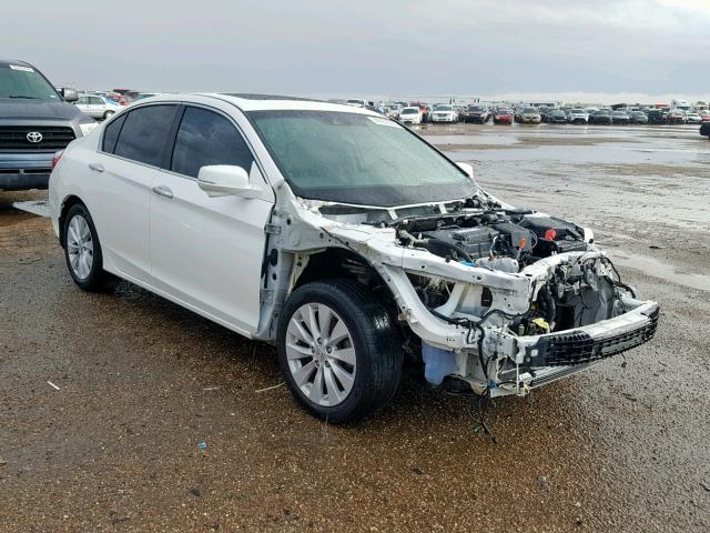 1HGCR2F84FA241110 - 2015 HONDA ACCORD EXL WHITE photo 1