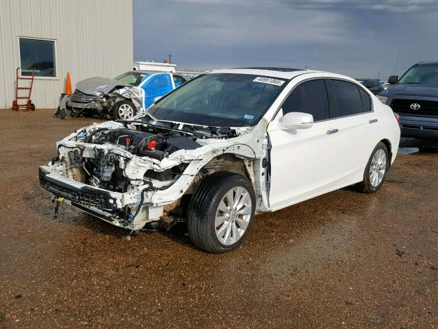 1HGCR2F84FA241110 - 2015 HONDA ACCORD EXL WHITE photo 2