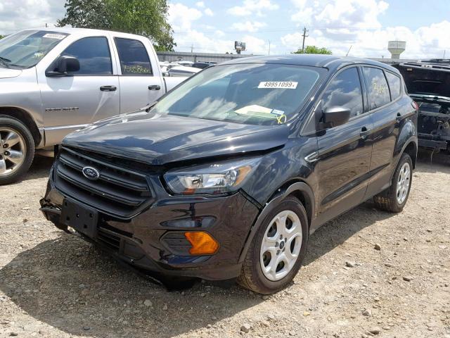 1FMCU0F74KUB57088 - 2019 FORD ESCAPE S BLACK photo 2