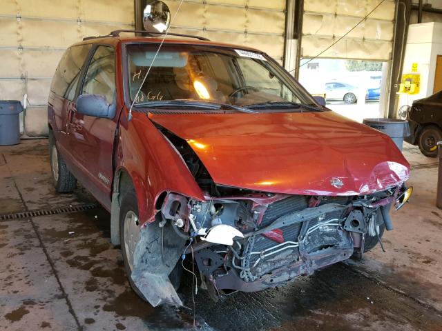 4N2DN11W4SD848418 - 1995 NISSAN QUEST XE MAROON photo 1