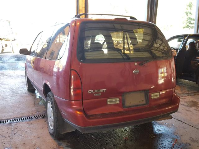 4N2DN11W4SD848418 - 1995 NISSAN QUEST XE MAROON photo 3