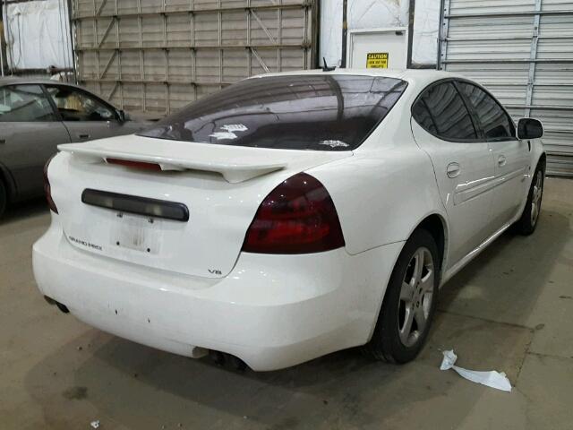 2G2WC55C781131755 - 2008 PONTIAC GRAND PRIX WHITE photo 4