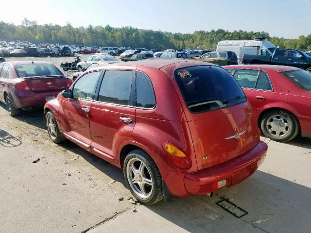 3C4FY78G03T655263 - 2003 CHRYSLER PT CRUISER RED photo 3