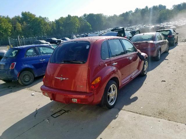 3C4FY78G03T655263 - 2003 CHRYSLER PT CRUISER RED photo 4