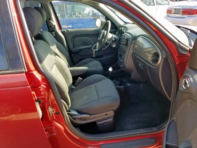 3C4FY78G03T655263 - 2003 CHRYSLER PT CRUISER RED photo 5