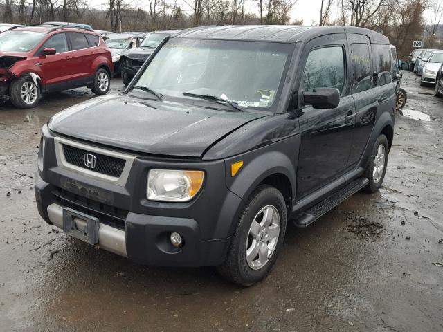 5J6YH28625L005958 - 2005 HONDA ELEMENT EX BLACK photo 2