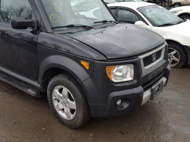 5J6YH28625L005958 - 2005 HONDA ELEMENT EX BLACK photo 9