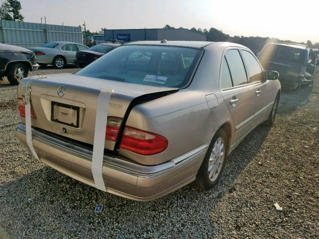 WDBJF65J31B268908 - 2001 MERCEDES-BENZ E 320 GOLD photo 4