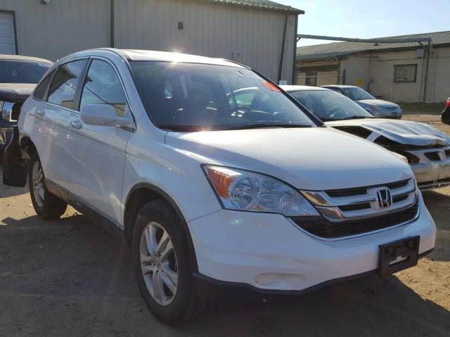 5J6RE4H72AL008256 - 2010 HONDA CR-V EXL WHITE photo 1