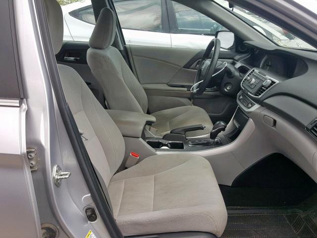 1HGCR2F33EA807857 - 2014 HONDA ACCORD LX SILVER photo 5