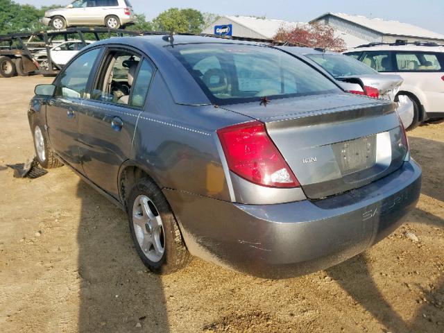 1G8AJ55F86Z187031 - 2006 SATURN ION LEVEL GRAY photo 3