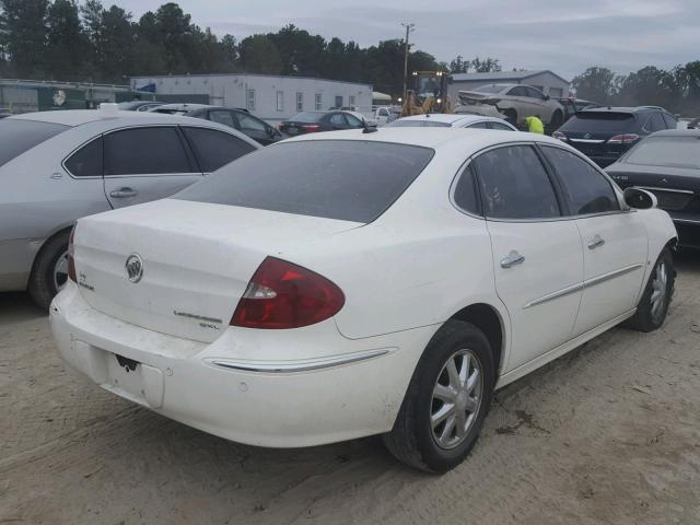 2G4WD582361219299 - 2006 BUICK LACROSSE C WHITE photo 4