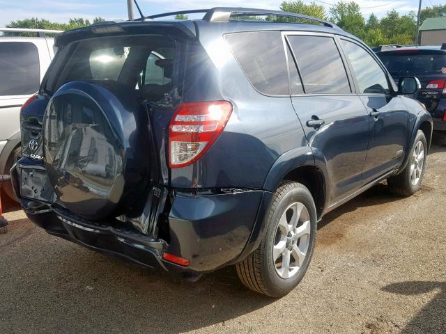 JTMYK4DV7A5026397 - 2010 TOYOTA RAV4 LIMIT BLUE photo 4