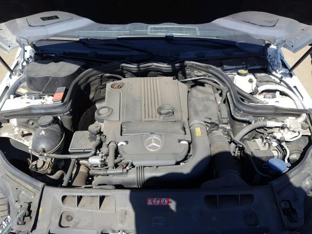 WDDGF4HB4DR254618 - 2013 MERCEDES-BENZ C 250 WHITE photo 7