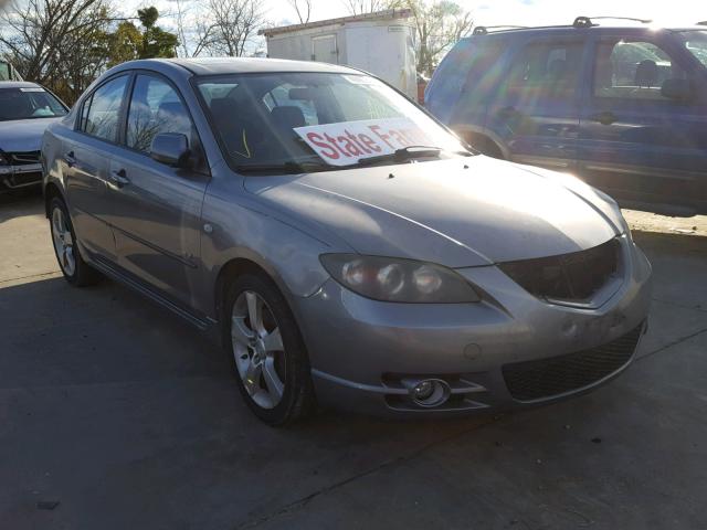 JM1BK323341186709 - 2004 MAZDA 3 S GRAY photo 1