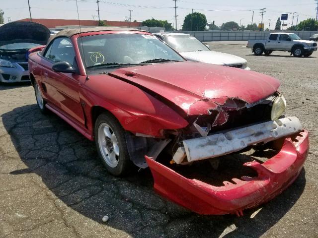 1FALP45X4TF209271 - 1996 FORD MUSTANG GT RED photo 1