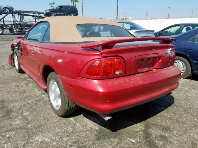 1FALP45X4TF209271 - 1996 FORD MUSTANG GT RED photo 3