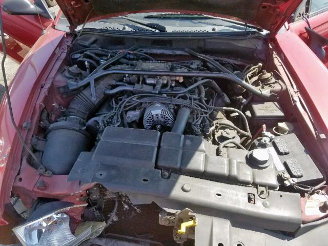 1FALP45X4TF209271 - 1996 FORD MUSTANG GT RED photo 7