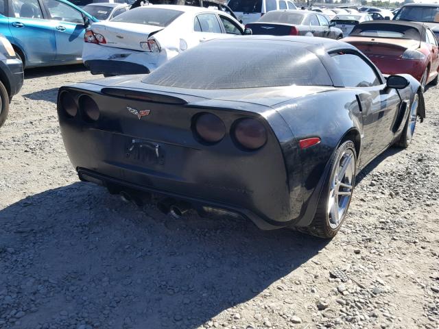 1G1YY26E975124428 - 2007 CHEVROLET CORVETTE Z BLACK photo 4