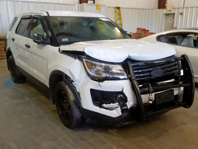 1FM5K8AR7HGA36665 - 2017 FORD EXPLORER P WHITE photo 1