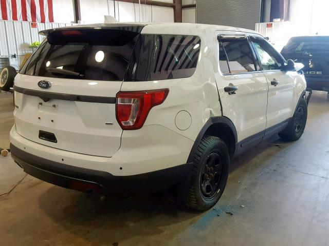 1FM5K8AR7HGA36665 - 2017 FORD EXPLORER P WHITE photo 4