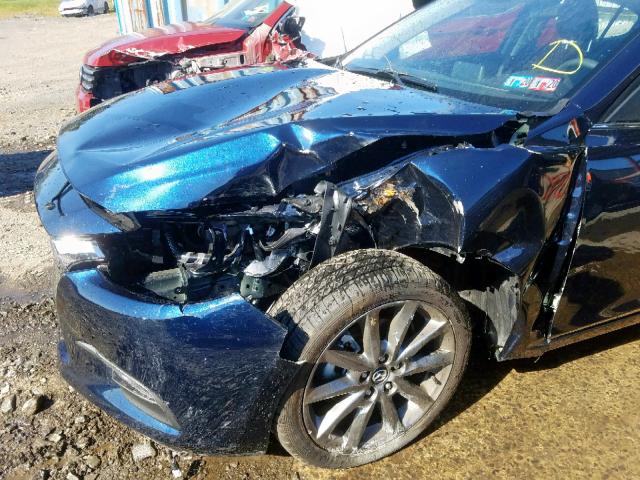 3MZBN1L33JM273595 - 2018 MAZDA 3 TOURING BLUE photo 9