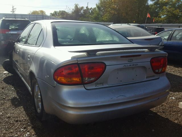 1G3NL52F23C208153 - 2003 OLDSMOBILE ALERO GL SILVER photo 3