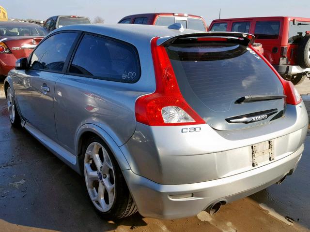 YV1MK672082063616 - 2008 VOLVO C30 T5 SILVER photo 3