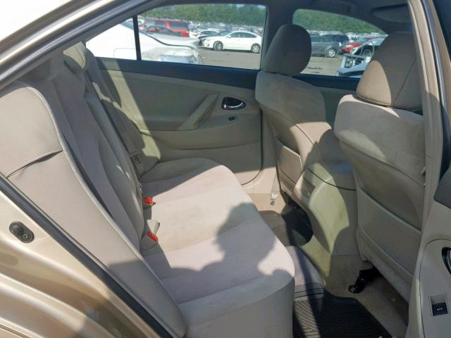 4T1BF3EK3BU670460 - 2011 TOYOTA CAMRY BASE GOLD photo 6