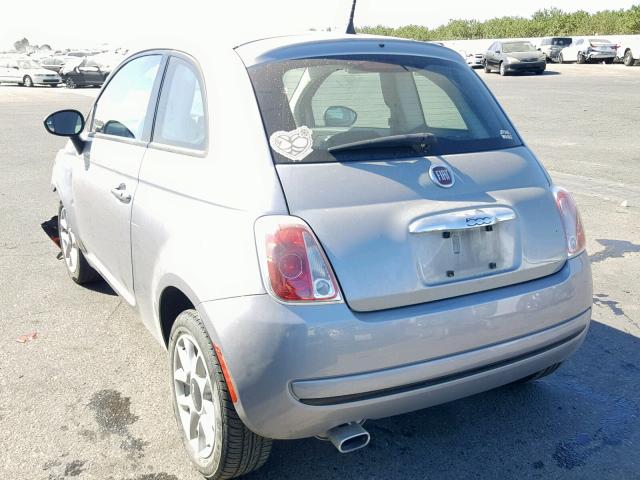 3C3CFFKR9HT694488 - 2017 FIAT 500 POP  photo 3