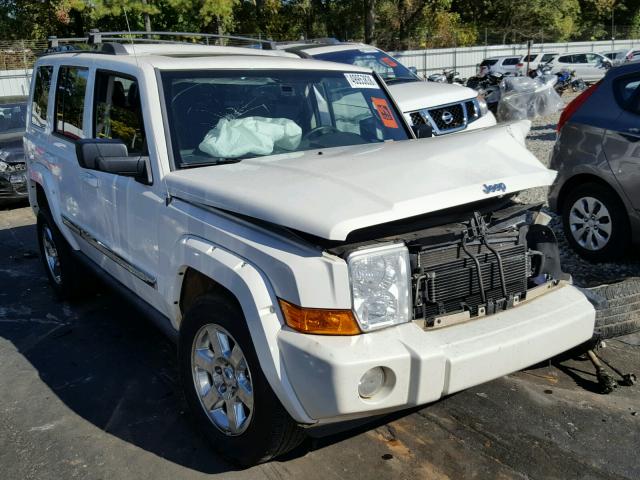 1J8HG58206C313910 - 2006 JEEP COMMANDER WHITE photo 1
