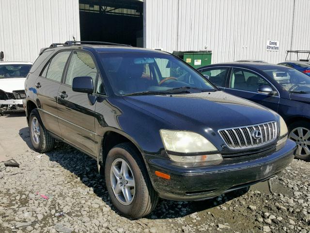 JTJHF10U220235705 - 2002 LEXUS RX 300 BLACK photo 1