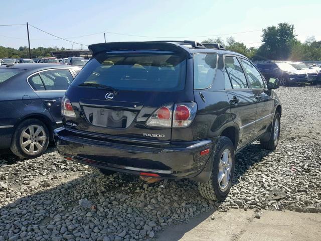 JTJHF10U220235705 - 2002 LEXUS RX 300 BLACK photo 4