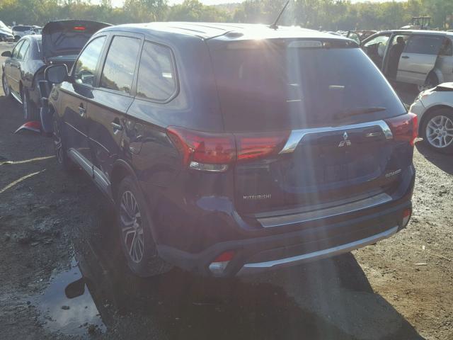 JA4AD2A36GZ009864 - 2016 MITSUBISHI OUTLANDER BLUE photo 3