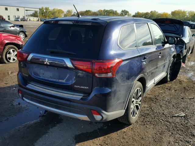 JA4AD2A36GZ009864 - 2016 MITSUBISHI OUTLANDER BLUE photo 4