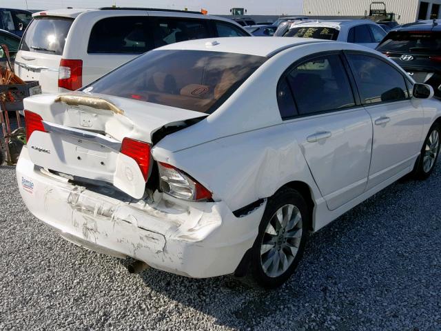 19XFA1F89AE000663 - 2010 HONDA CIVIC EX WHITE photo 9