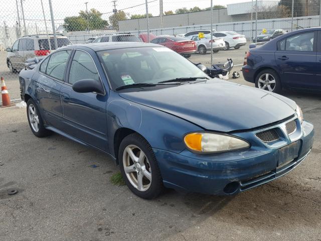 1G2NF52F03C111965 - 2003 PONTIAC GRAND AM S BLUE photo 1