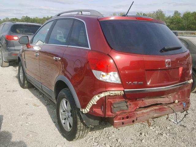 3GSCL33P88S654509 - 2008 SATURN VUE XE MAROON photo 3