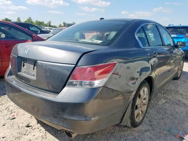 1HGCP268X8A009569 - 2008 HONDA ACCORD EXL GRAY photo 4