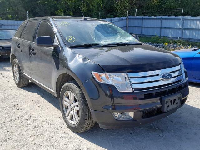 2FMDK38C38BB27746 - 2008 FORD EDGE SEL BLACK photo 1