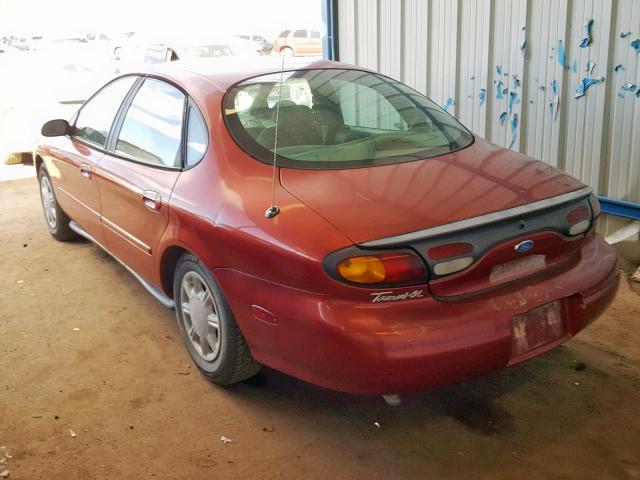 1FALP52U0VA174213 - 1997 FORD TAURUS GL RED photo 3