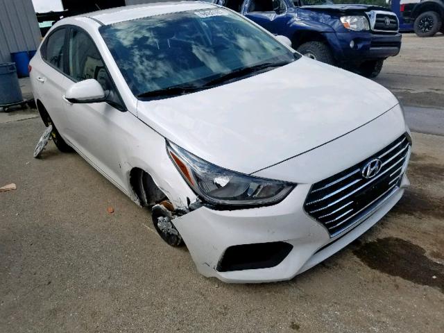 3KPC24A35KE072054 - 2019 HYUNDAI ACCENT SE WHITE photo 1