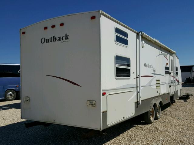 4YDT31R2X6G923551 - 2006 KEYSTONE OUTBACK WHITE photo 4