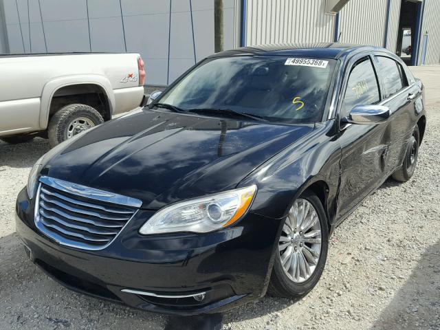 1C3CCBCB7CN137770 - 2012 CHRYSLER 200 LIMITE BLACK photo 2