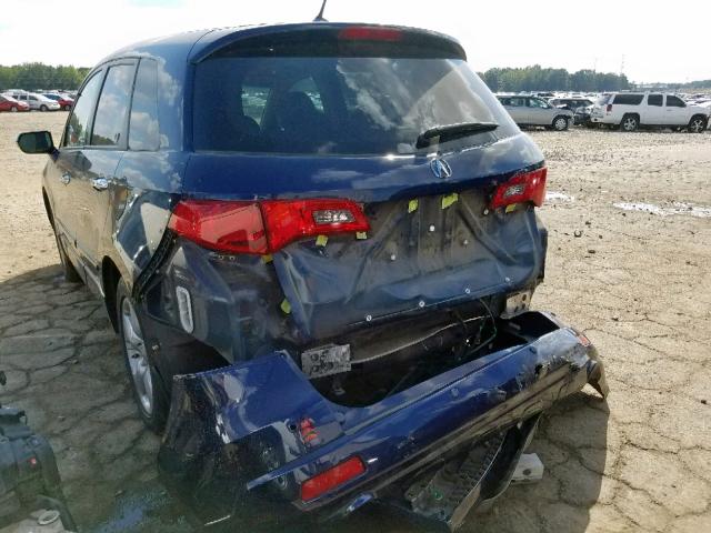 5J8TB18548A020644 - 2008 ACURA RDX TECHNO BLUE photo 3