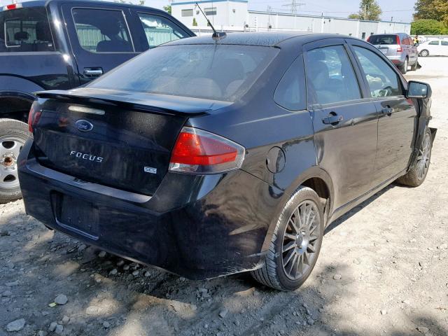 1FAHP3GN8AW283088 - 2010 FORD FOCUS SES BLACK photo 4