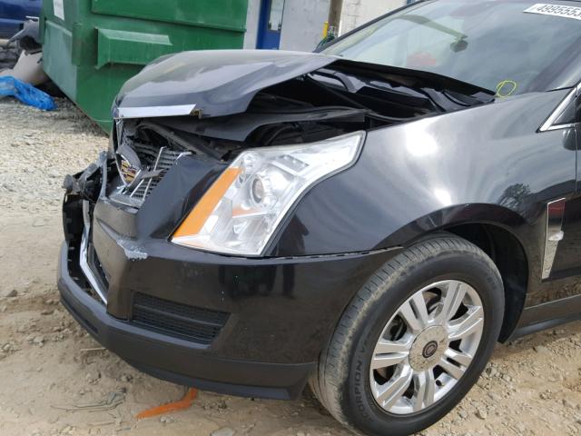 3GYFNDEY4BS525344 - 2011 CADILLAC SRX LUXURY BLACK photo 10