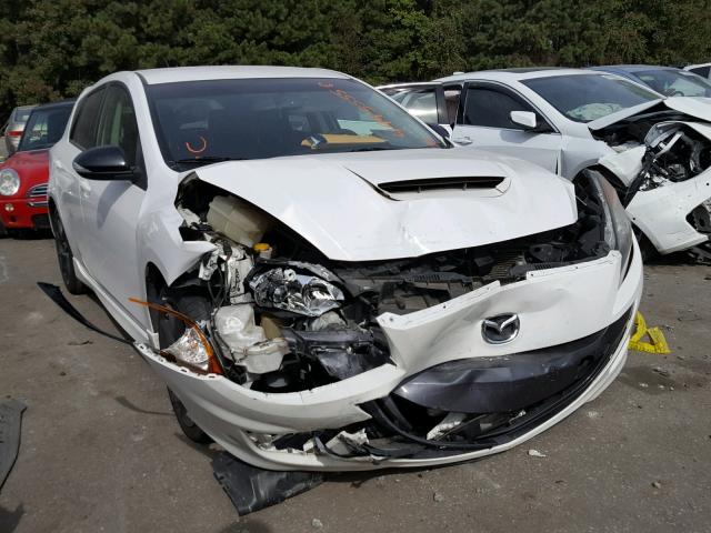 JM1BL1L30D1712181 - 2013 MAZDA SPEED 3 WHITE photo 1