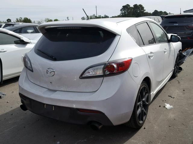 JM1BL1L30D1712181 - 2013 MAZDA SPEED 3 WHITE photo 4